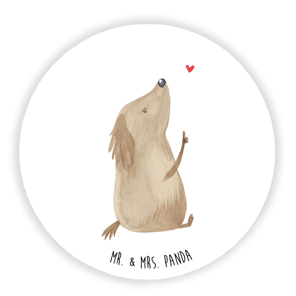 Okrągły magnes Pies miłość Pies, motyw psa, zwierzę domowe, rasa psa, miłośnik zwierząt, właściciel psa, powiedzenia