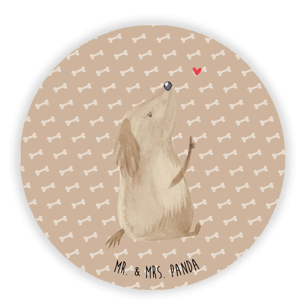 Okrągły magnes Pies miłość Pies, motyw psa, zwierzę domowe, rasa psa, miłośnik zwierząt, właściciel psa, powiedzenia