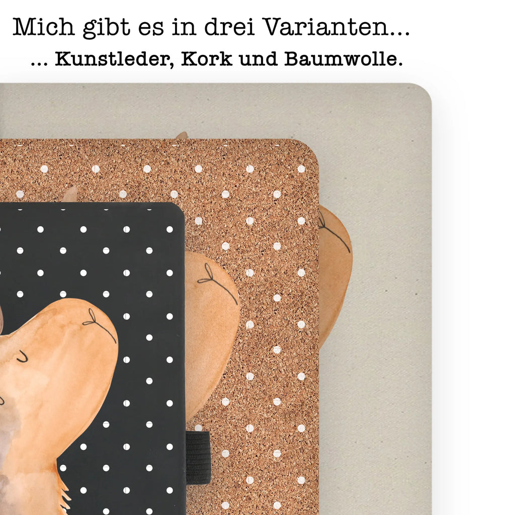 Bawełniany notatnik DIN A4 Głowa lamy król Lama, Alpaka