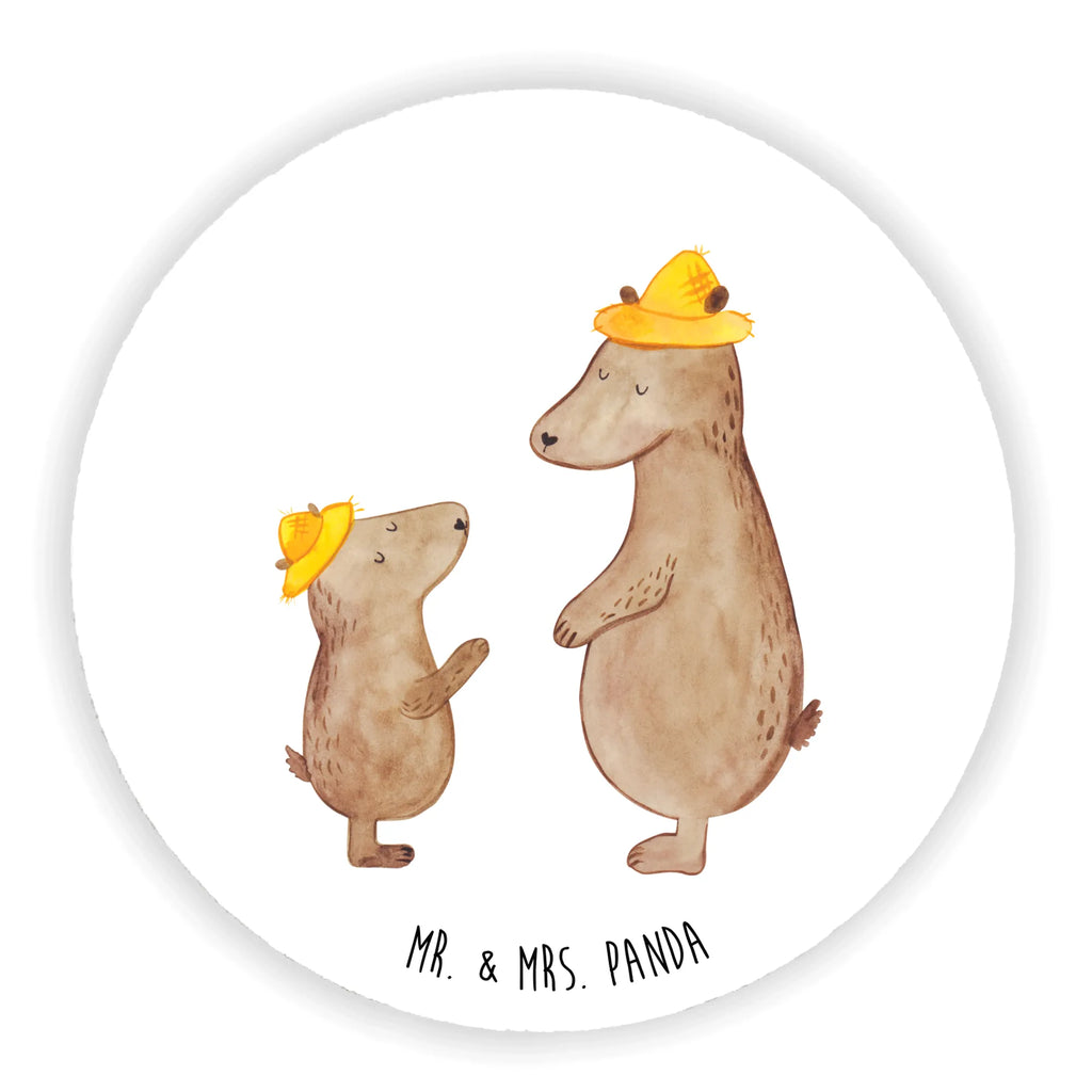 Rund Magnet Bären mit Hut Motivmagnete, Kühlschrank Dekoration, Dekomagnet, Notiz Magnet, Kühlschrankmagnet, Pinnwandmagnet, Whiteboard Magnet, Souvenir Magnet, Familie, Vatertag, Muttertag, Bruder, Schwester, Mama, Papa, Oma, Opa, Dad, Vorbild, Vater-Sohn, Bär, Lieblingsmensch, Family, Kind, Daddy, Söhne, Sohn, Vater, Papi, Bären, Kinder, Paps
