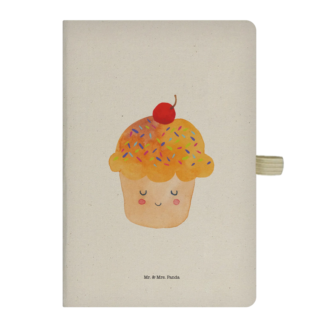 Bawełniany notatnik DIN A4 Babeczka Motywy zwierzęce, dobra energia, zabawne powiedzonka, zwierzęta