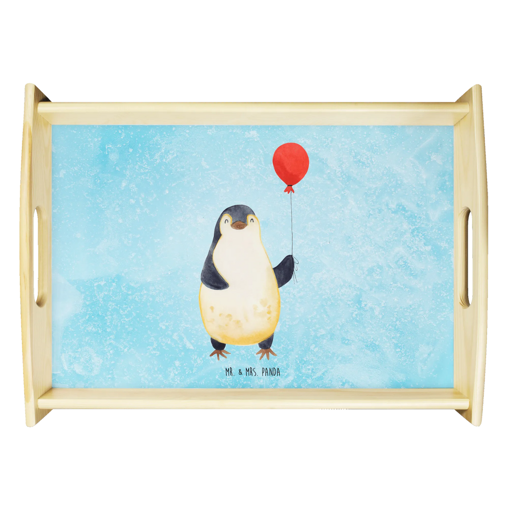 Serviertablett Pinguin Luftballon Frühstückstablett, Serviertablett, Holztablett, Dekotablett, Küchentablett, Tablett, Pinguin, Tagträume, Glück, Pinguine, Geschenk Freundin, Lebenslust, neues Leben, Geschenkidee, beste Freundin, Motivation, Liebe, Neustart, Luftballon