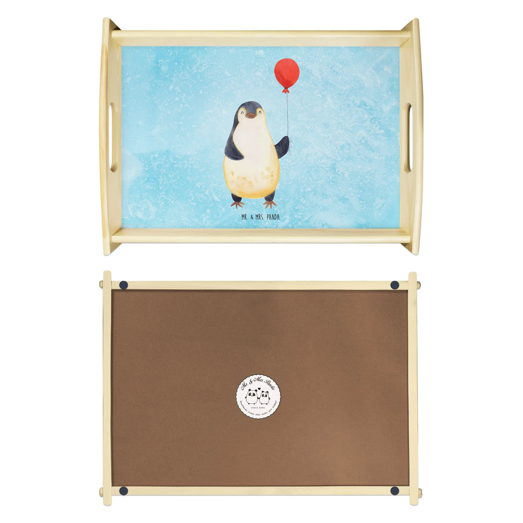 Serviertablett Pinguin Luftballon Frühstückstablett, Serviertablett, Holztablett, Dekotablett, Küchentablett, Tablett, Pinguin, Tagträume, Glück, Pinguine, Geschenk Freundin, Lebenslust, neues Leben, Geschenkidee, beste Freundin, Motivation, Liebe, Neustart, Luftballon