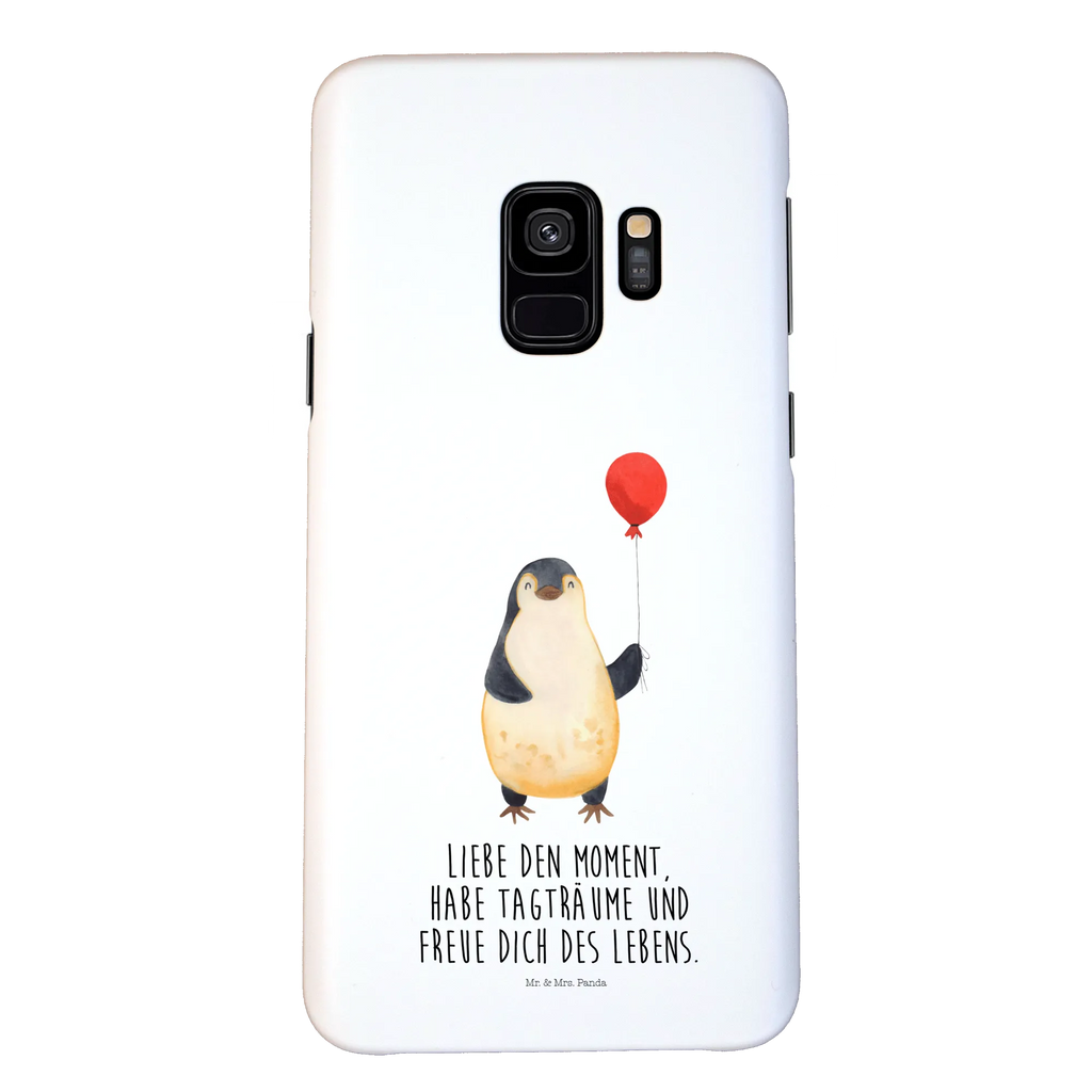 Etui na iPhone 10 pingwin balon Handycover, Hülle, Handyhülle, Cover, Handy Case, Iphone 10, Iphone X, Handy, Pinguin, Pinguine, Glück, Tagträume, Beste Freundin, Neues Leben, Neustart, Geschenkidee, Liebe, Motivation, Luftballon, Geschenk Freundin, Lebenslust