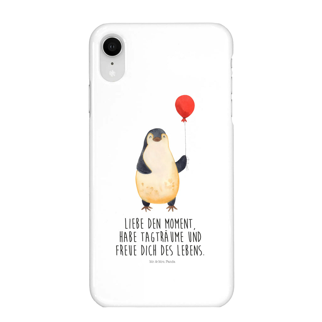 Etui na iPhone 10 pingwin balon Handycover, Hülle, Handyhülle, Cover, Handy Case, Iphone 10, Iphone X, Handy, Pinguin, Pinguine, Glück, Tagträume, Beste Freundin, Neues Leben, Neustart, Geschenkidee, Liebe, Motivation, Luftballon, Geschenk Freundin, Lebenslust