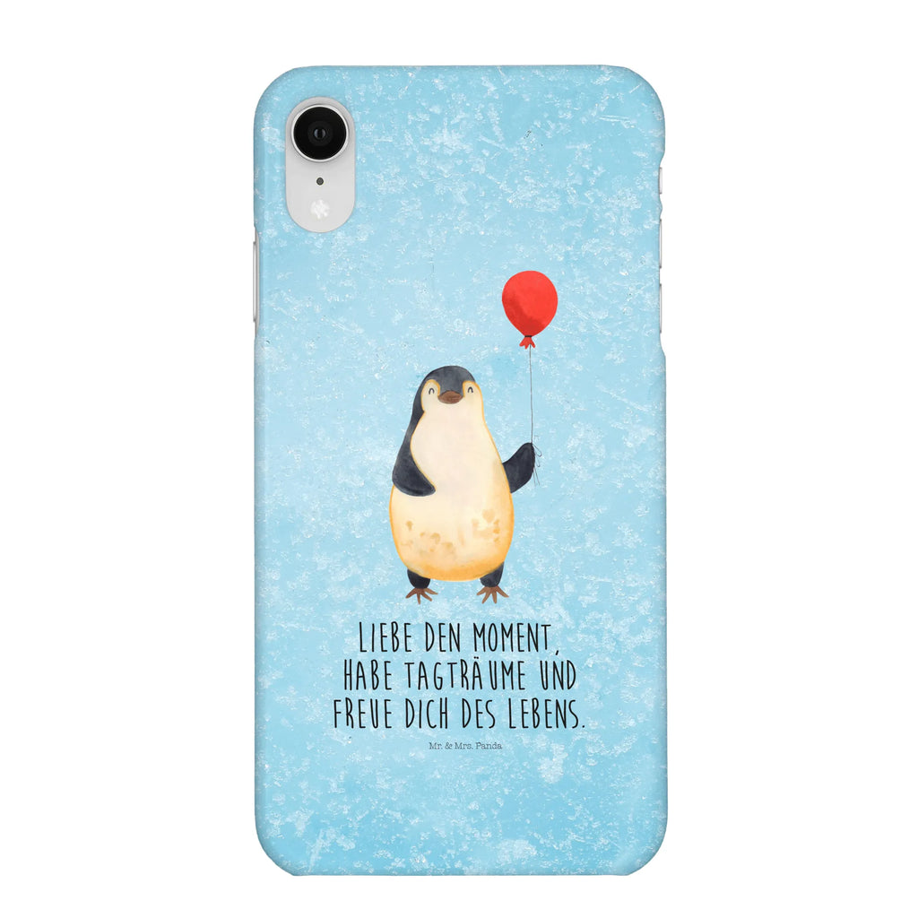 Etui na iPhone 10 pingwin balon Handycover, Hülle, Handyhülle, Cover, Handy Case, Iphone 10, Iphone X, Handy, Pinguin, Pinguine, Glück, Tagträume, Beste Freundin, Neues Leben, Neustart, Geschenkidee, Liebe, Motivation, Luftballon, Geschenk Freundin, Lebenslust
