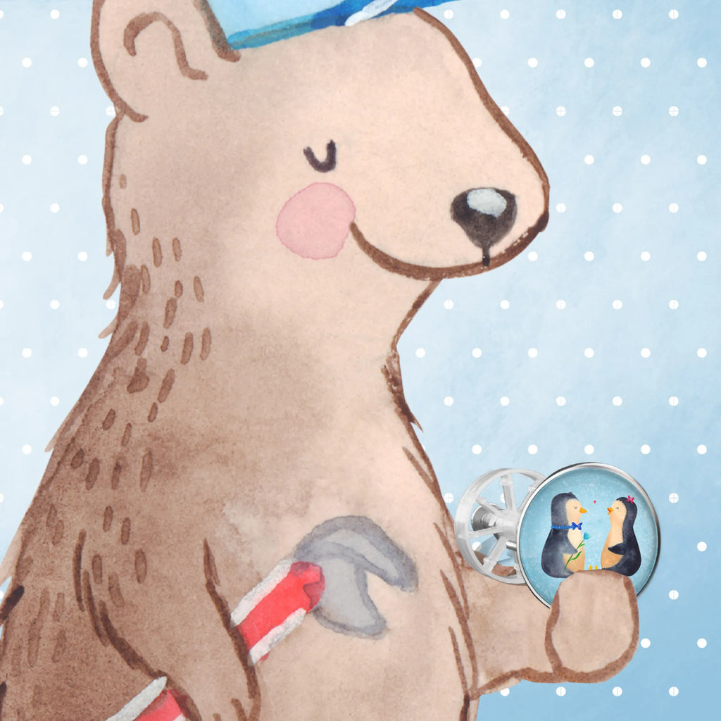 Sink plug Penguin pair Waschbecken, Waschbecken Stopfen, Ablaufgarnitur, Abflussstöpsel, Stöpsel, Pinguin, Liebespaar, Liebesgeschenk, Jahrestag, Hochzeitstag, Verlobung, große Liebe, Hochzeitsgeschenk, Liebe, Traumpaar, Hochzeit, Pinguine, Liebesbeweis