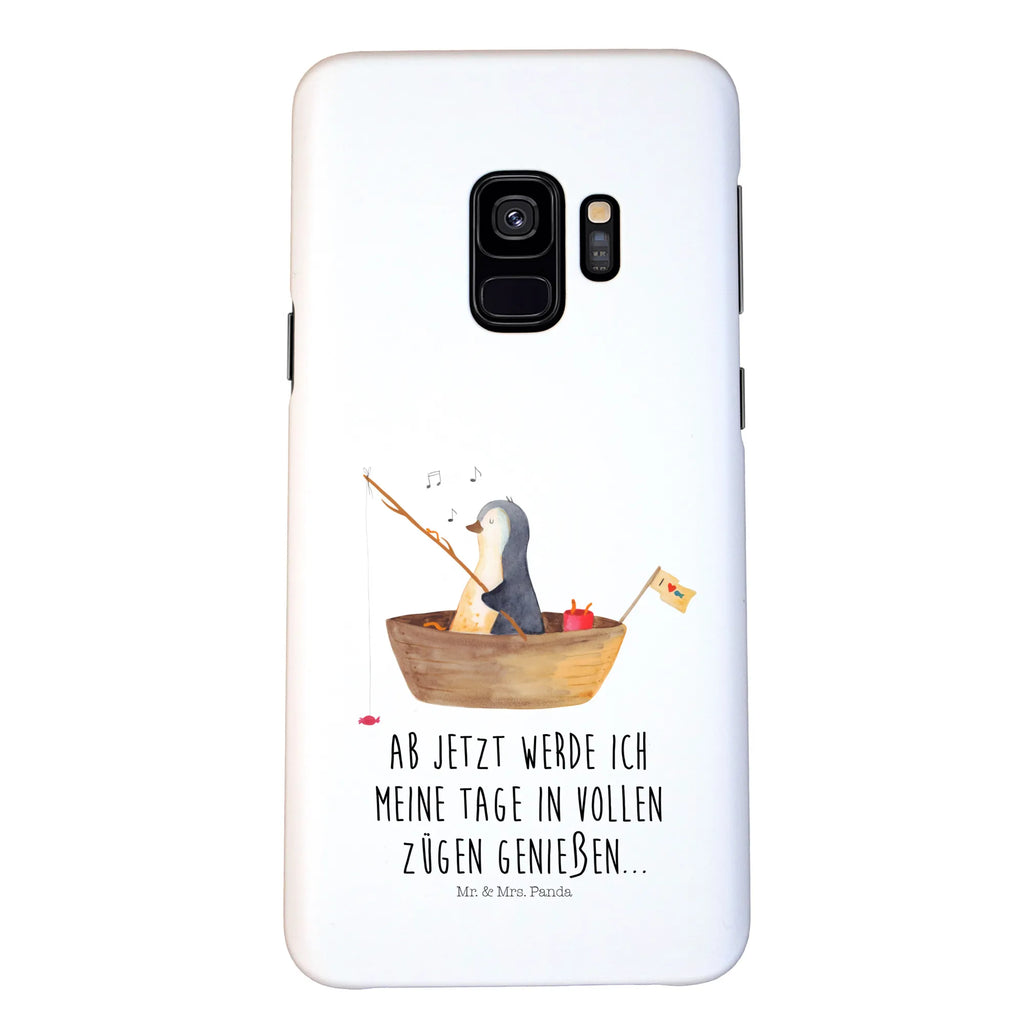 Etui na iPhone 10 pingwin łódka wędkarska Hülle, Cover, Iphone X, Handy Case, Iphone 10, Handycover, Handy, Handyhülle, Pinguin, Angeln, Angelboot, Trennung, Neustart, Pinguine, Motivation, Geschenkidee Liebeskummer, Leben, Genießen, Lebenslust, Neuanfang, Boot, Scheidung