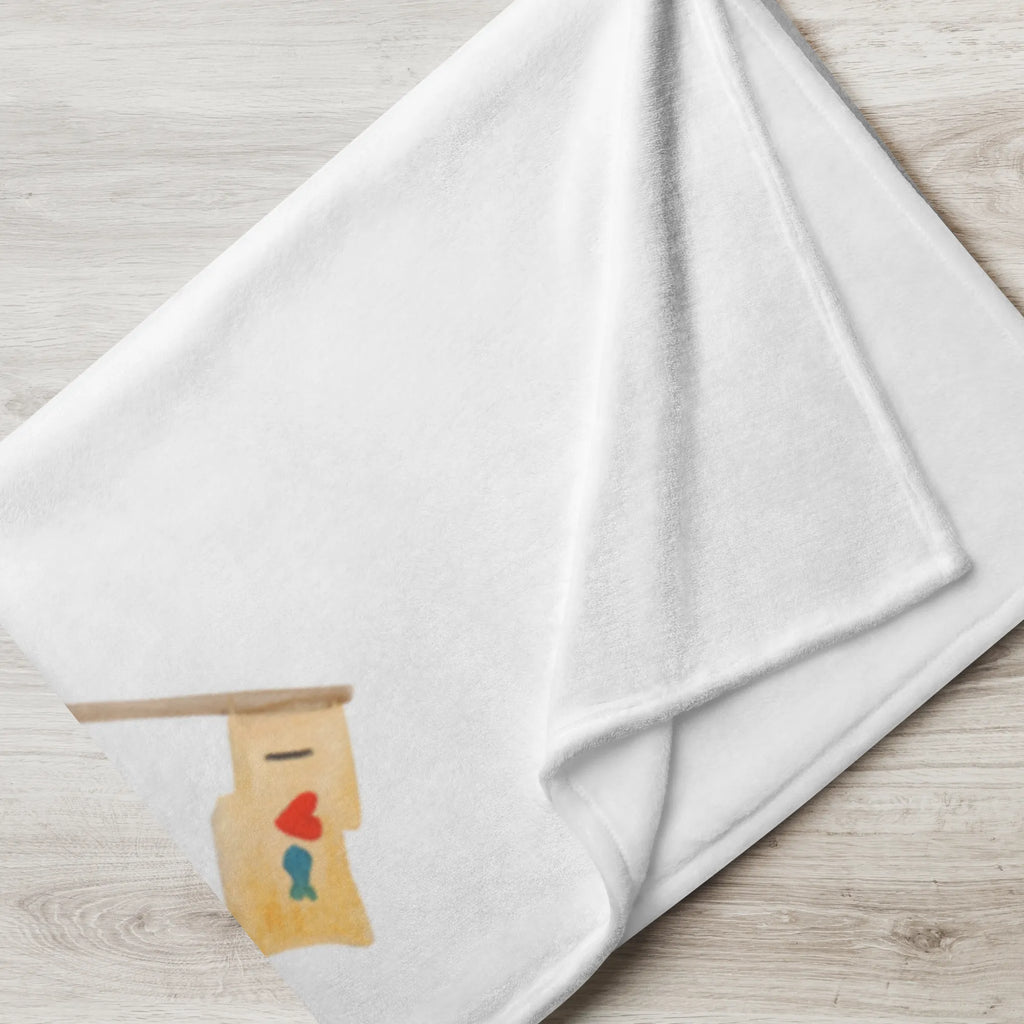 Kocyk dla niemowląt pingwin łódka wędkarska Pinguin