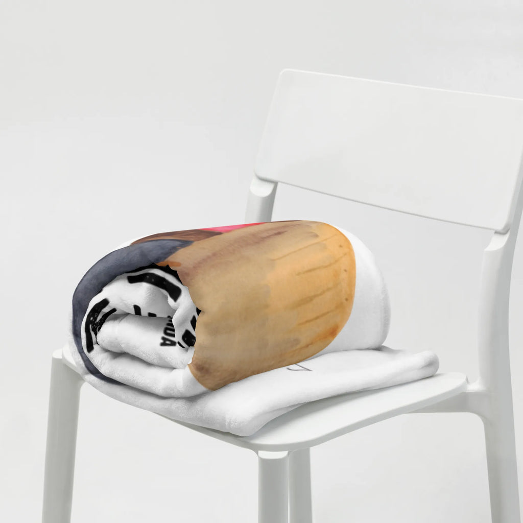 Kocyk dla niemowląt pingwin łódka wędkarska Pinguin