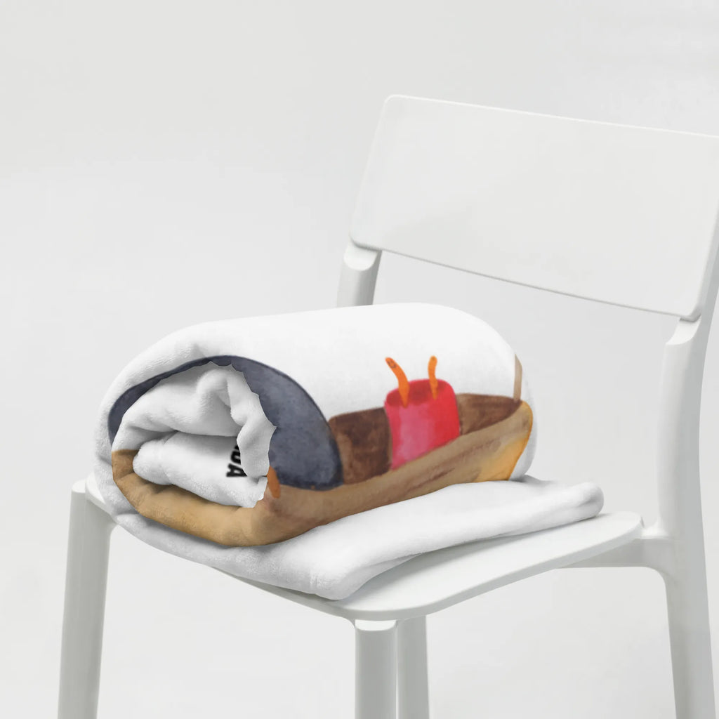 Kocyk dla niemowląt pingwin łódka wędkarska Pinguin