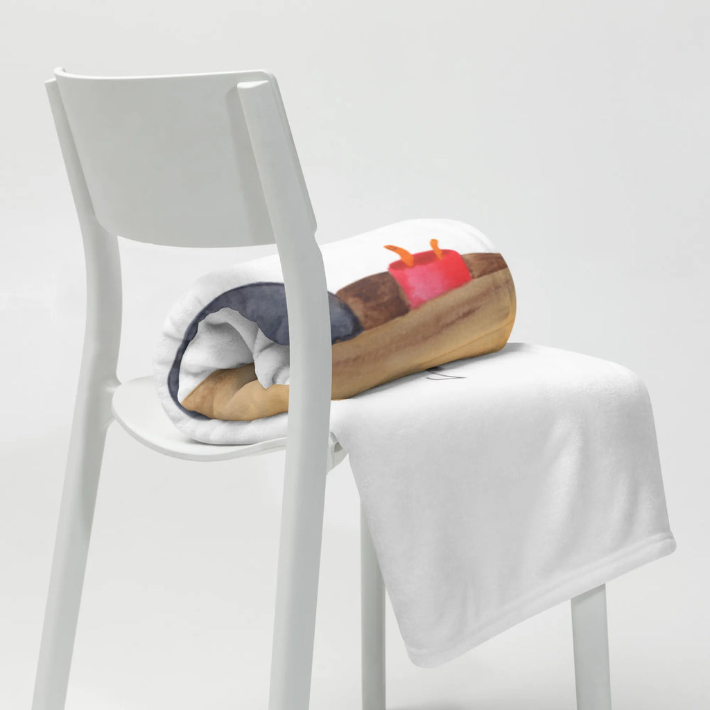 Kocyk dla niemowląt pingwin łódka wędkarska Pinguin