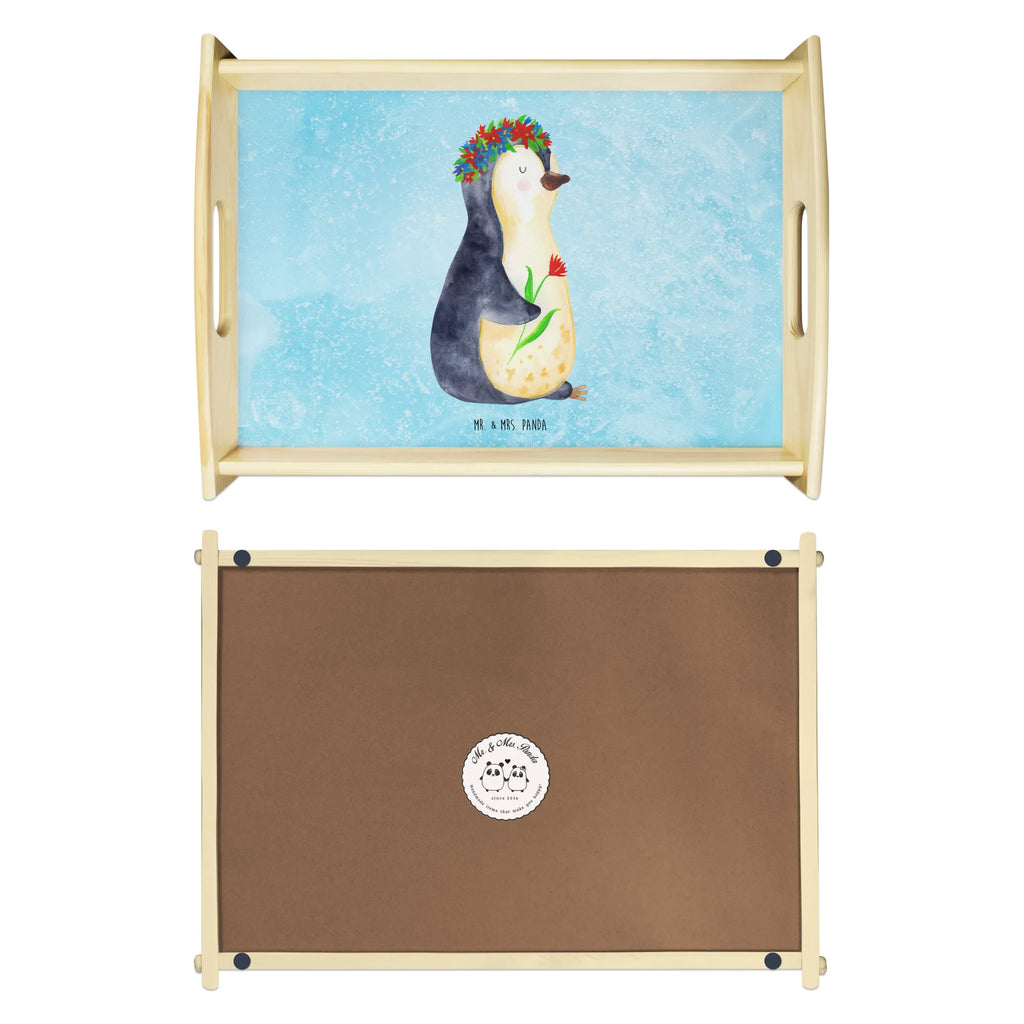 Serving tray Penguin Flower echtholz tablett, sofatablett, serviertablett holz, tablett zum servieren, Küchentablett, tragetablett, Servier Tablett, tablett für essen, essenstablett, serviertablett aus holz, teetablett, betttablett, holz serviertablett, tablett für getränke, tablett für bett, tablett aus holz, tablett holz, Frühstückstablett, bett tablett, ablagetablett, Tablett, Serviertablett, couchtablett, getränketablett, kaffeetablett, Holztablett, Pinguin, Ziele, Pinguine, Geschenkidee, Liebeskummer, Wünsche, Lebensziele, Motivation, Universum, Lebenslust, Leben, Blumenkranz
