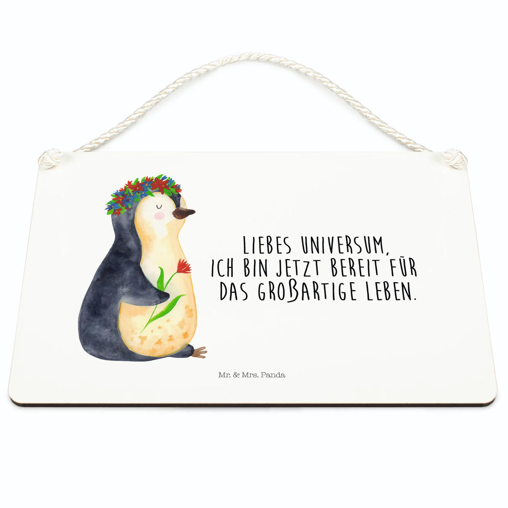 Deko Schild Pinguin Blumen Schild mit Spruch, dekotafel, wandtafel, wandhänger, Türschild Familie, sprüche schild, dekoration schild, Holzschild, Schild, Dekoschild, hängeschild, Badschild, Wandschild, Spruchschild, Küchenschild, Türschild, holzbild, Motivschild, Deko Wandtafel, Holztafel, dekoschilder, Deko Schild, Pinguin, Geschenkidee, Lebensziele, Wünsche, Ziele, Lebenslust, Liebeskummer, Pinguine, Universum, Blumenkranz, Motivation, Leben