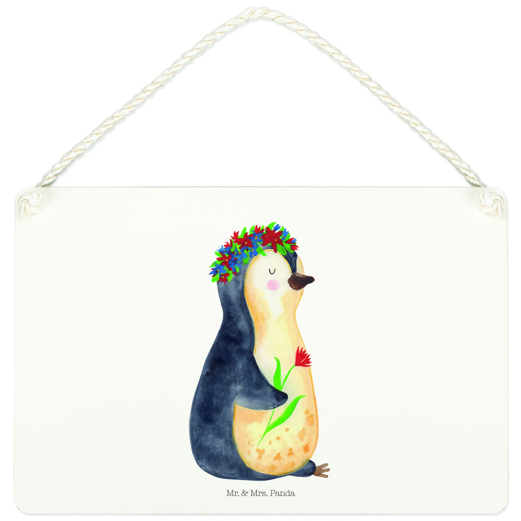 Deko Schild Pinguin Blumen Schild mit Spruch, dekotafel, wandtafel, wandhänger, Türschild Familie, sprüche schild, dekoration schild, Holzschild, Schild, Dekoschild, hängeschild, Badschild, Wandschild, Spruchschild, Küchenschild, Türschild, holzbild, Motivschild, Deko Wandtafel, Holztafel, dekoschilder, Deko Schild, Pinguin, Geschenkidee, Lebensziele, Wünsche, Ziele, Lebenslust, Liebeskummer, Pinguine, Universum, Blumenkranz, Motivation, Leben