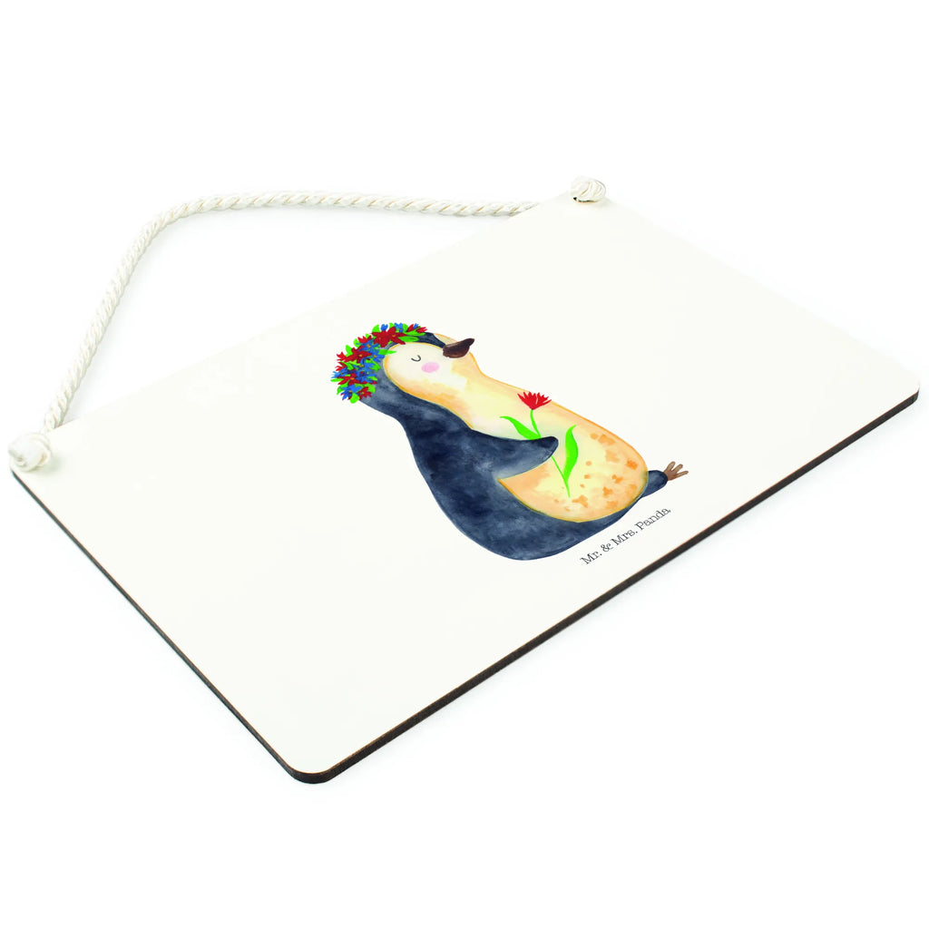 Deko Schild Pinguin Blumen Schild mit Spruch, dekotafel, wandtafel, wandhänger, Türschild Familie, sprüche schild, dekoration schild, Holzschild, Schild, Dekoschild, hängeschild, Badschild, Wandschild, Spruchschild, Küchenschild, Türschild, holzbild, Motivschild, Deko Wandtafel, Holztafel, dekoschilder, Deko Schild, Pinguin, Geschenkidee, Lebensziele, Wünsche, Ziele, Lebenslust, Liebeskummer, Pinguine, Universum, Blumenkranz, Motivation, Leben