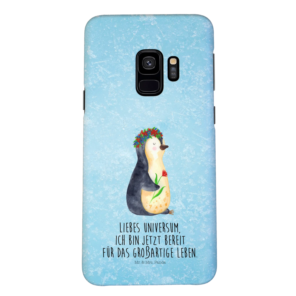 Etui na iPhone 10 pingwin kwiaty Pinguin