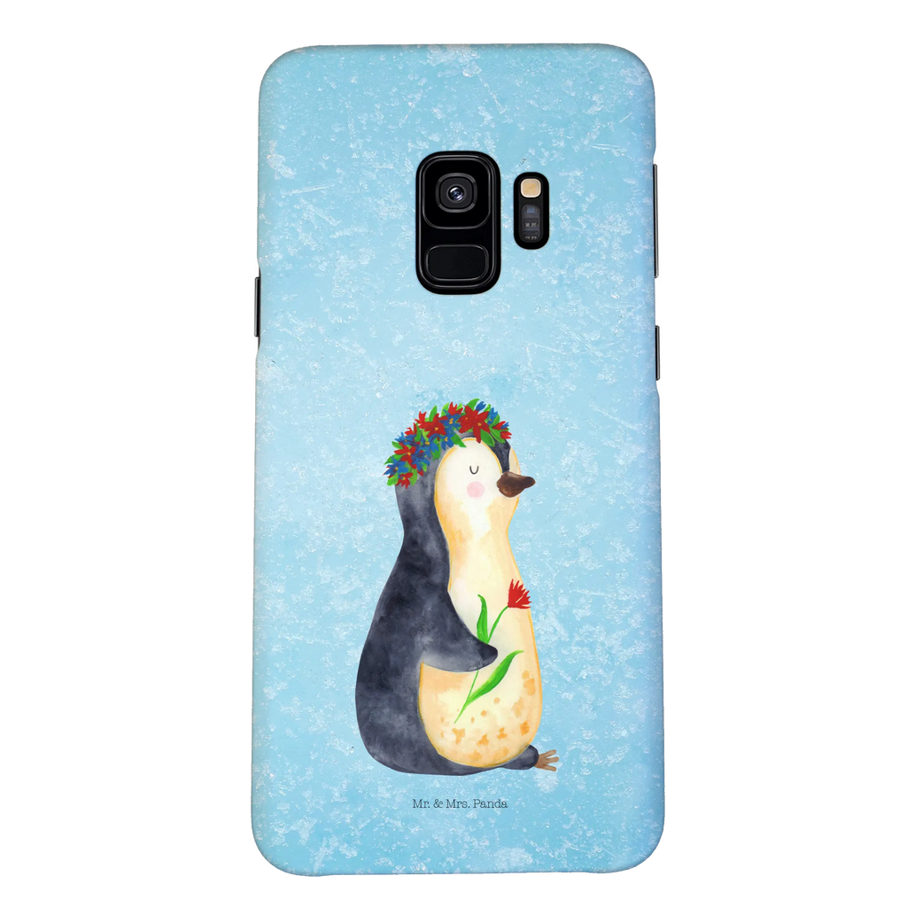 Etui na iPhone 10 pingwin kwiaty Pinguin