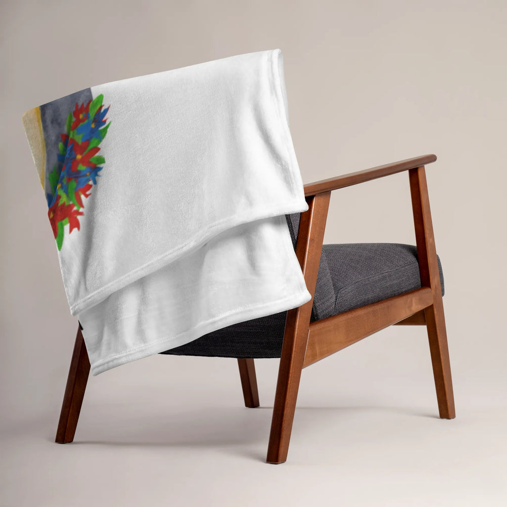 Kocyk dla niemowląt pingwin kwiaty Geschenk Geburt, Babyecke Kuscheldecke, Krabbeldecke, Babydecke, Babygeschenk, Pinguin, Liebeskummer, Motivation, Geschenkidee, Blumenkranz, Wünsche, Lebenslust, Lebensziele, Pinguine, Universum, Ziele, Leben