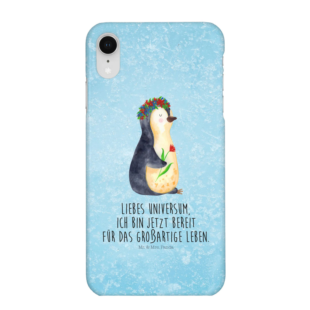 Etui na iPhone 10 pingwin kwiaty Pinguin
