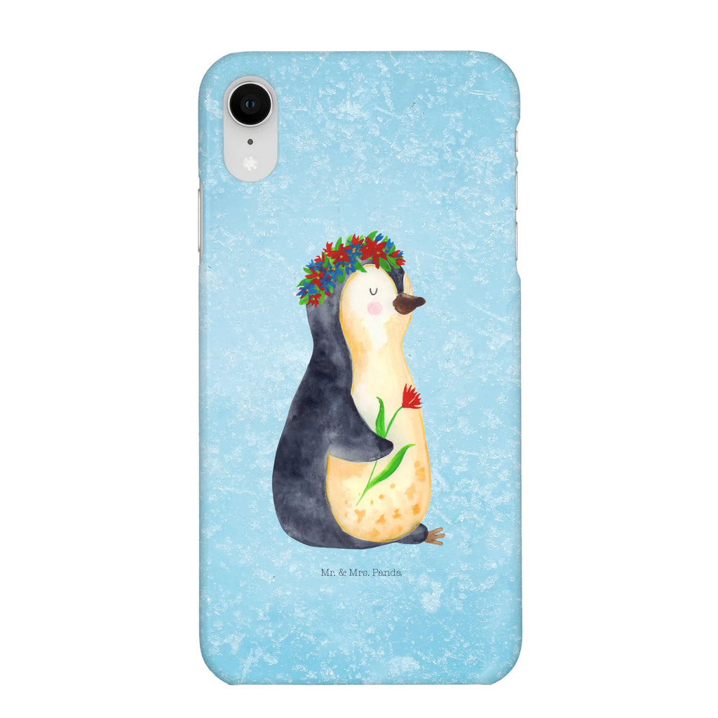 Etui na iPhone 10 pingwin kwiaty Pinguin