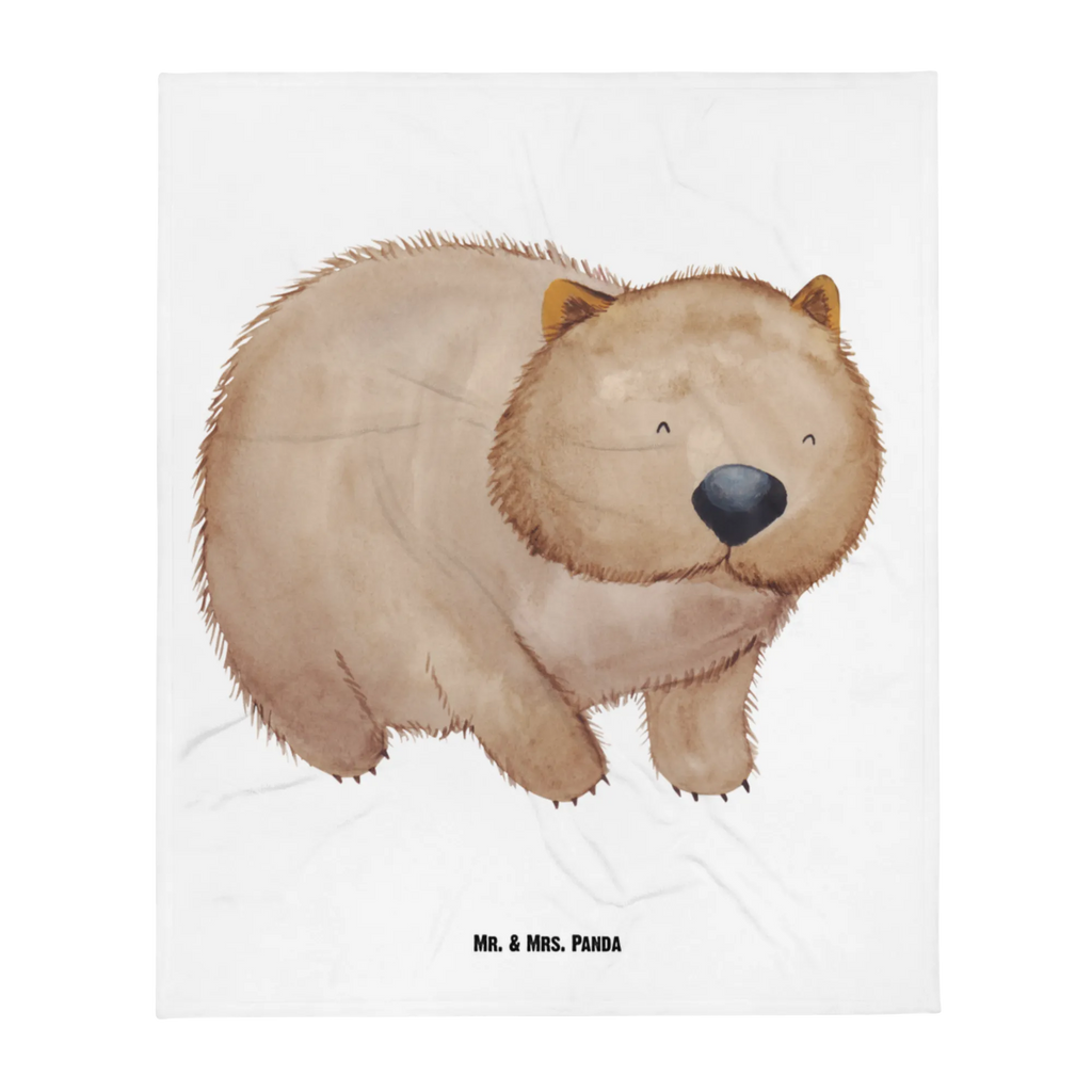 Baby blanket Wombat Babygeschenk, Babyecke Kuscheldecke, Geschenk Geburt, Krabbeldecke, Babydecke, Tiermotive, Gute Laune, lustige Sprüche, Tiere, Das Leben ist schön, Motivation, Australien, Spruch, Wombat