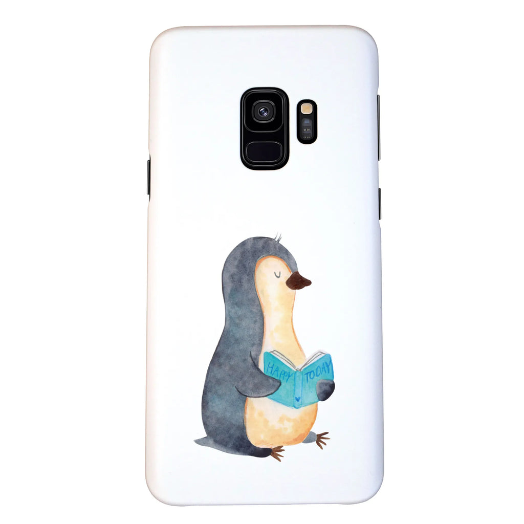 Etui na iPhone 10 pingwin książka Handy Case, Iphone X, Iphone 10, Handycover, Hülle, Cover, Handy, Handyhülle, Pinguin, Pinguine, Bücherwurm, Nichtstun, Buch, Lesen, Ferien, Faulenzen, Freizeit, Urlaub