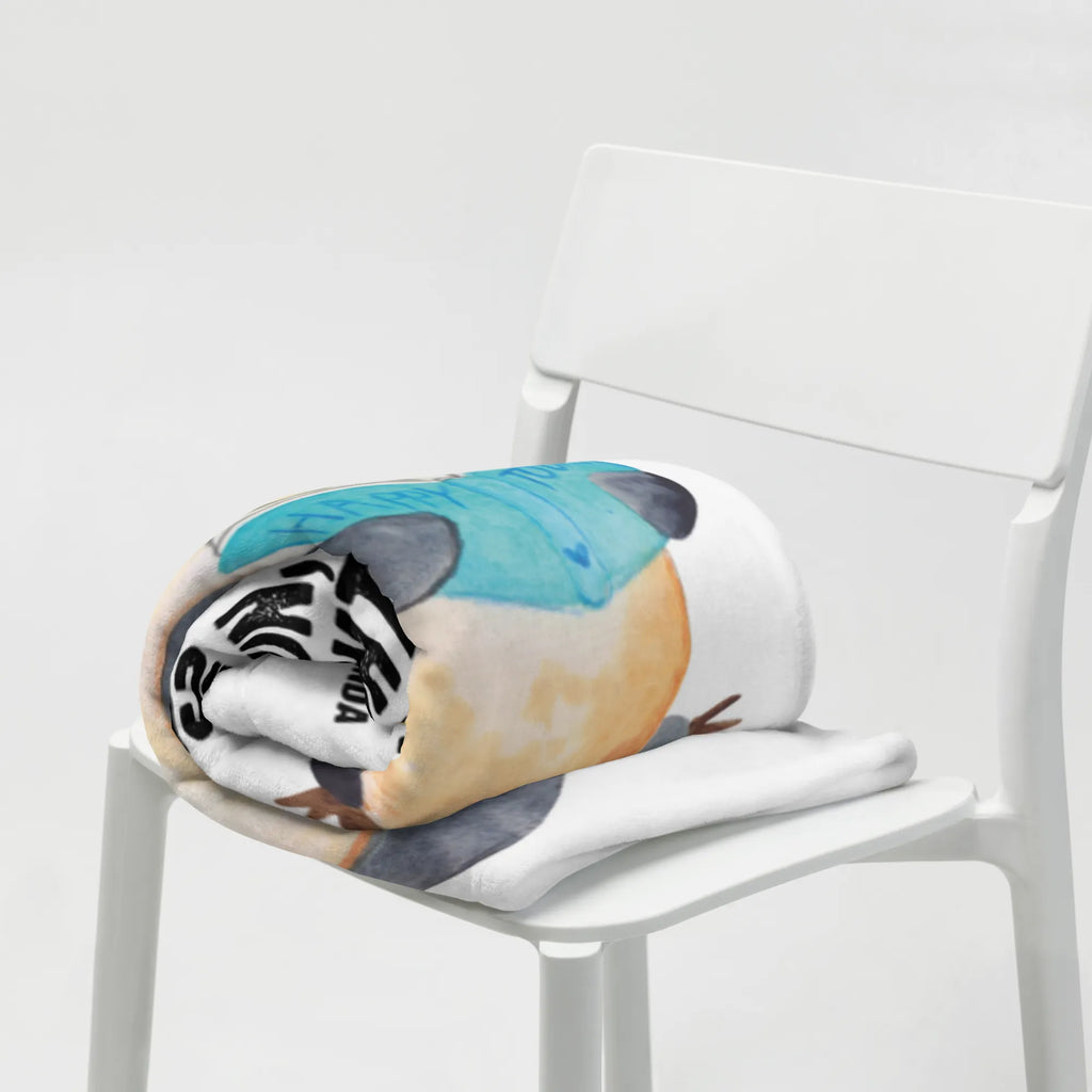 Kocyk dla niemowląt pingwin książka Pinguin