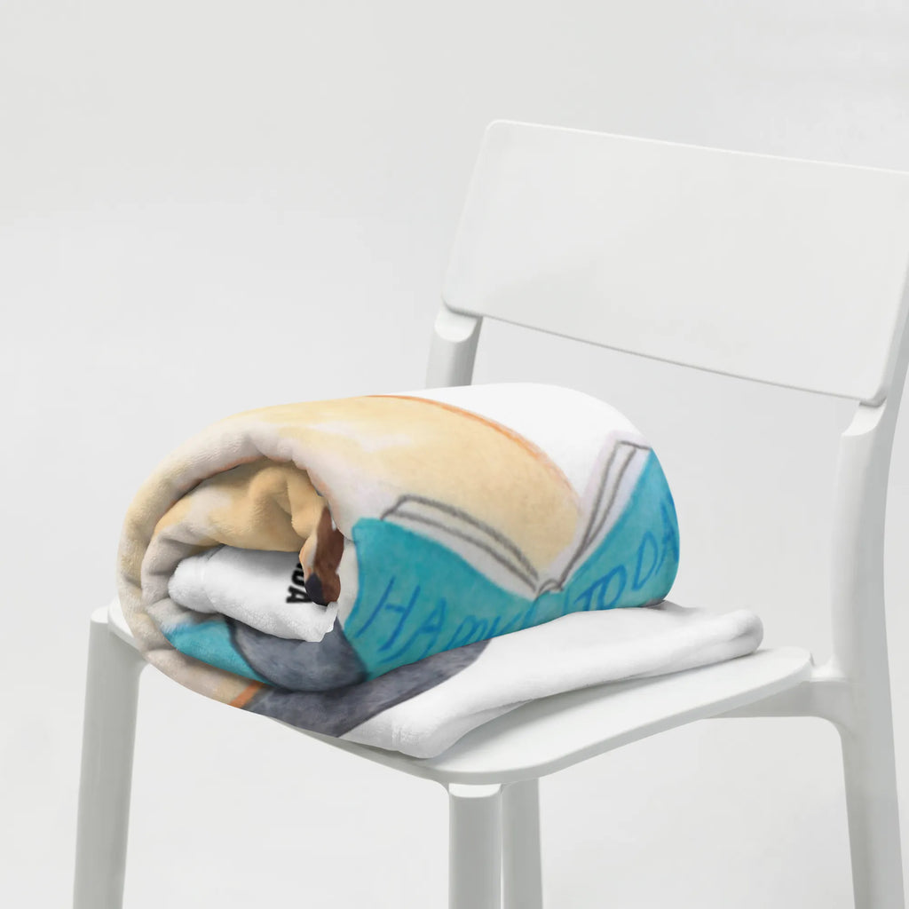 Kocyk dla niemowląt pingwin książka Pinguin