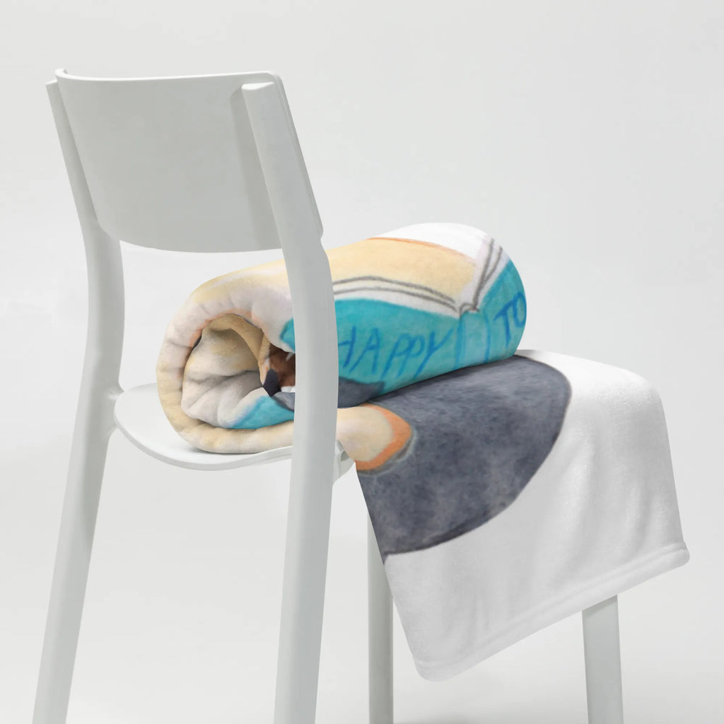 Kocyk dla niemowląt pingwin książka Pinguin