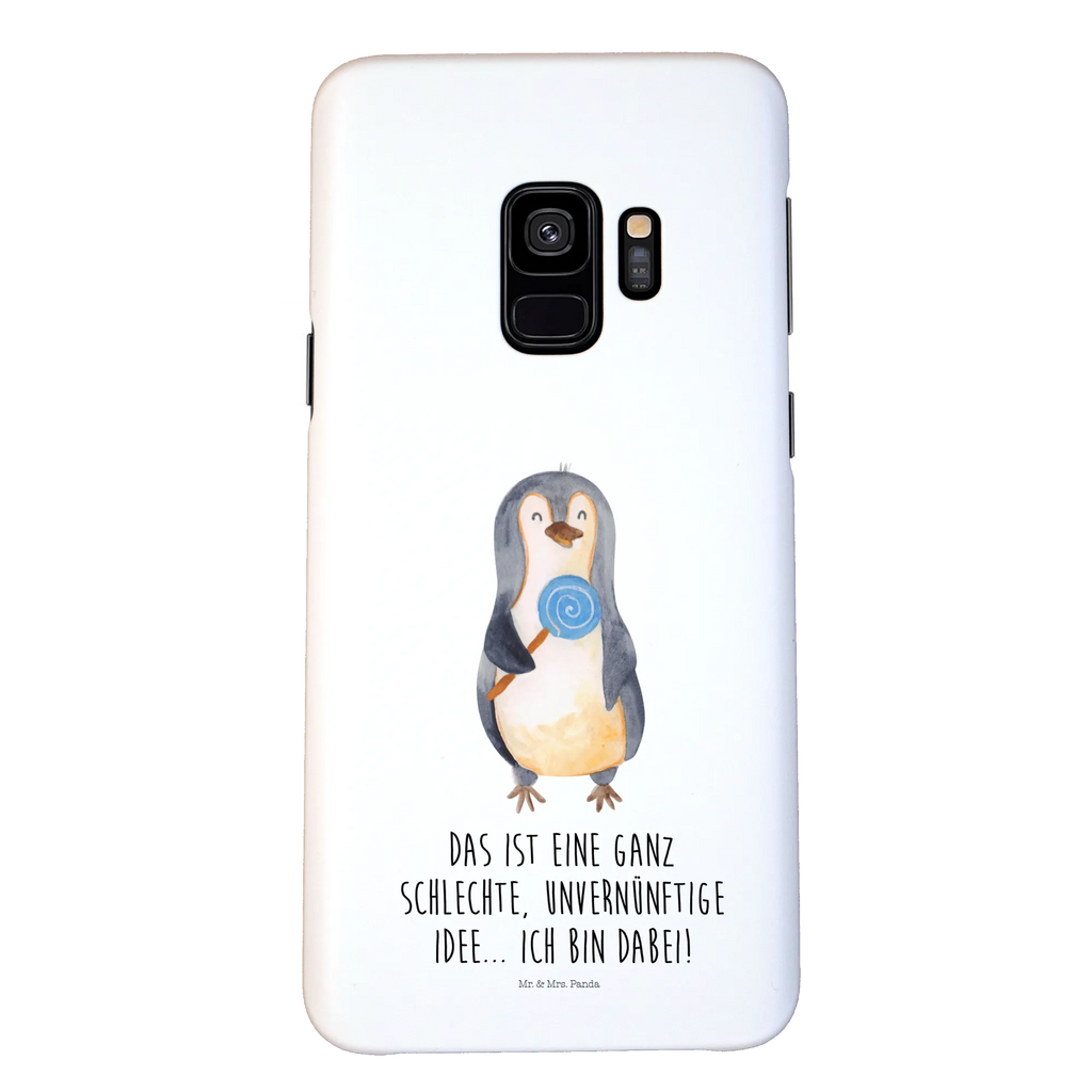 Etui na iPhone 10 pingwin lizak Pinguin