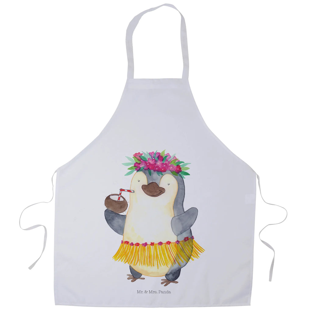 Apron Penguin coconut kitchen apron, baking, cooking apron, Cooking, grill apron, baking apron, apron, Penguin, North Pole, Winter, Penguins, penguins, vacation, aloha, coconut, Hawaii