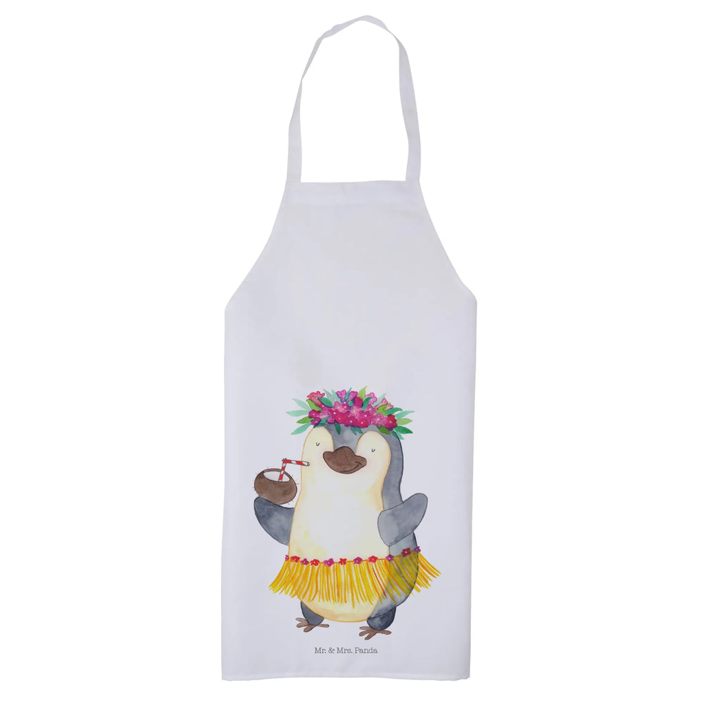 Apron Penguin coconut kitchen apron, baking, cooking apron, Cooking, grill apron, baking apron, apron, Penguin, North Pole, Winter, Penguins, penguins, vacation, aloha, coconut, Hawaii
