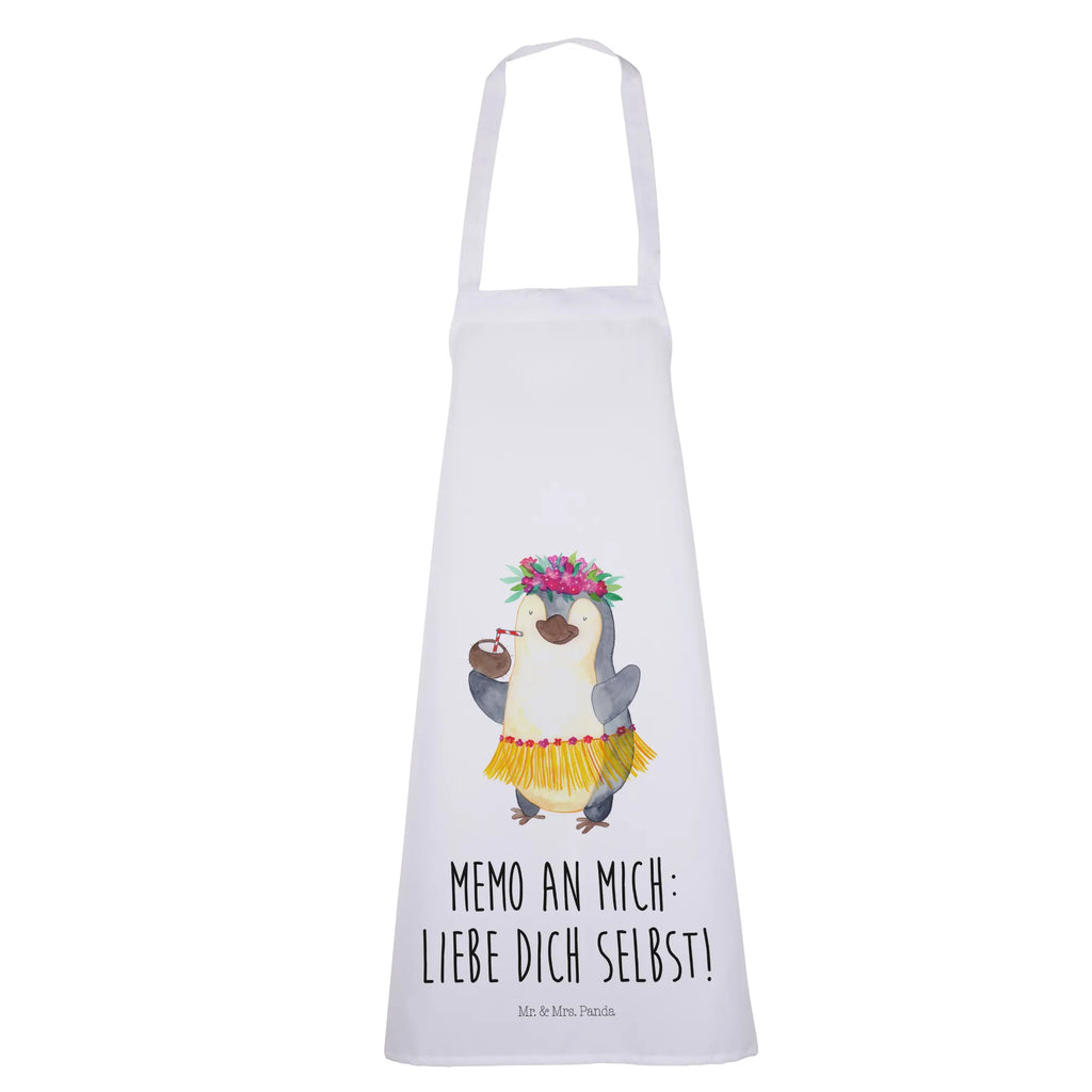 Apron Penguin coconut kitchen apron, baking, cooking apron, Cooking, grill apron, baking apron, apron, Penguin, North Pole, Winter, Penguins, penguins, vacation, aloha, coconut, Hawaii