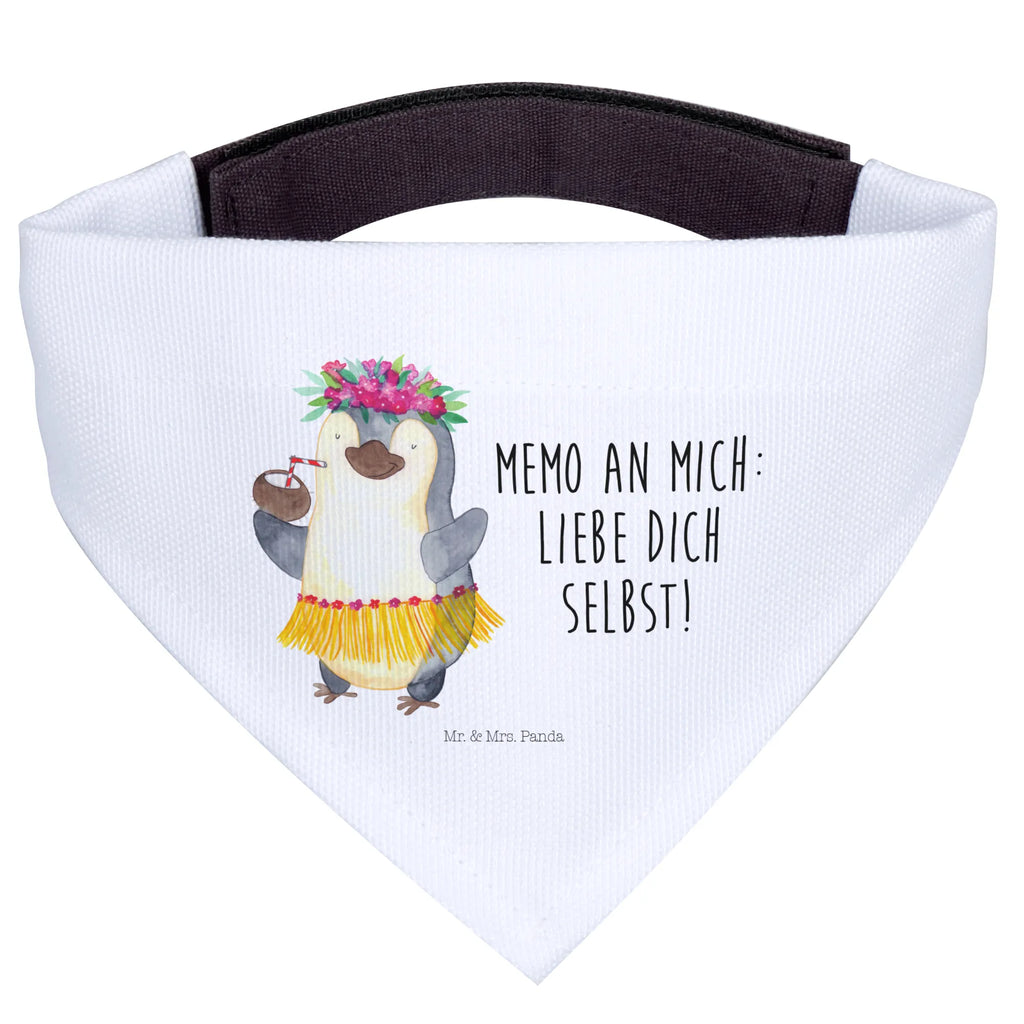Chusta na szyję dla psa L Pingwin z Kokosem Hundehalstuch, Halstuch, Tuch, Mittel, Mittelgroße Hunde, Hunde, Pinguin, Aloha, Kokosnuss, Urlaub, Pinguine, Hawaii