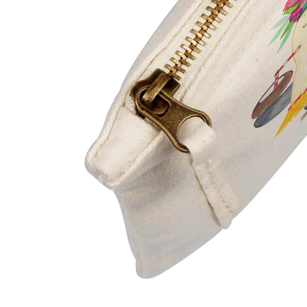 Make-up bag Penguin coconut Schminktasche, Kosmetiktasche, Kosmetikbeutel, Stiftemäppchen, Etui, Federmappe, Makeup, XXL, Schminketui, Kosmetiketui, Schlamperetui, Pinguin, Aloha, Hawaii, Urlaub, Kokosnuss, Pinguine