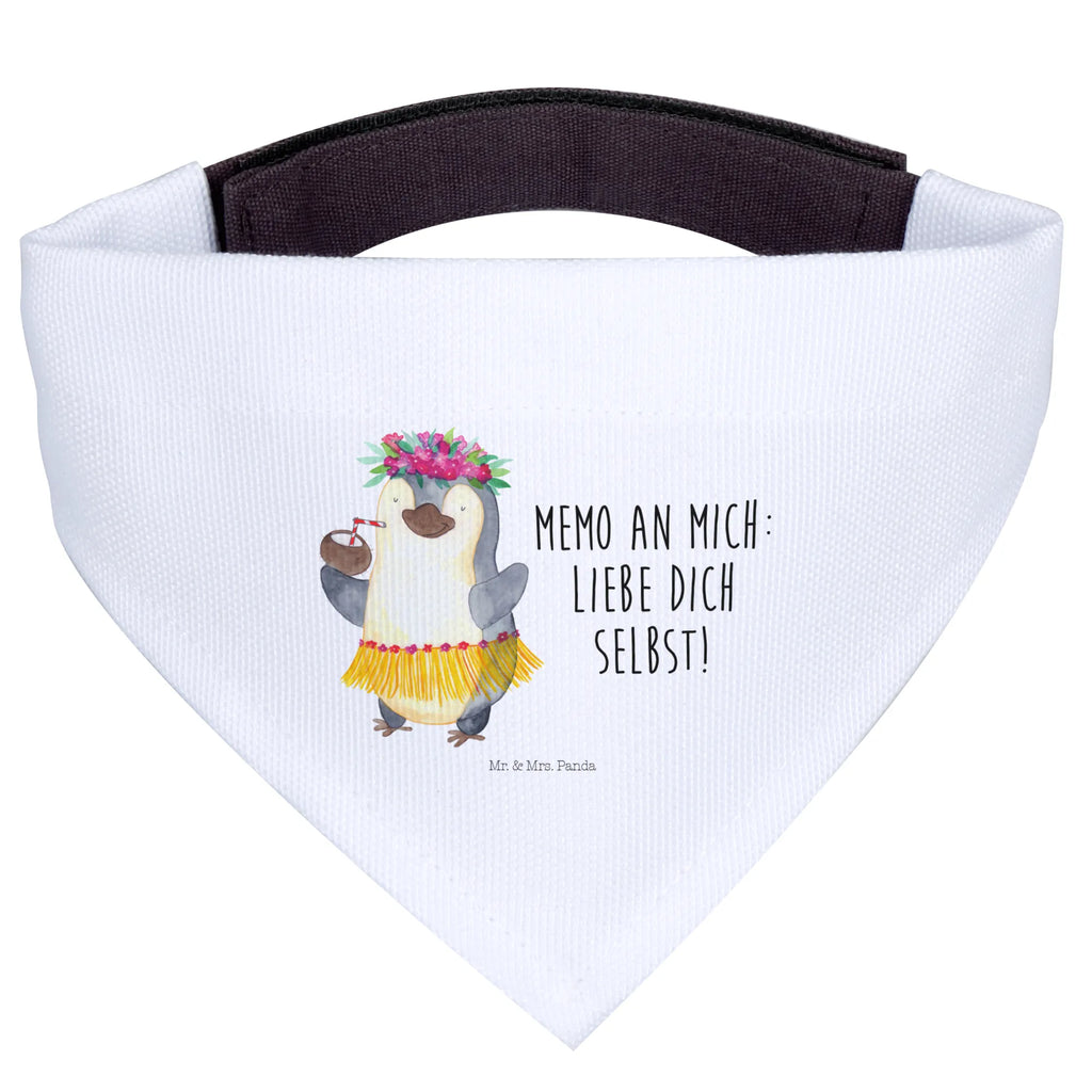 Chusta na szyję dla psa L Pingwin z Kokosem Hundehalstuch, Halstuch, Tuch, Mittel, Mittelgroße Hunde, Hunde, Pinguin, Aloha, Kokosnuss, Urlaub, Pinguine, Hawaii