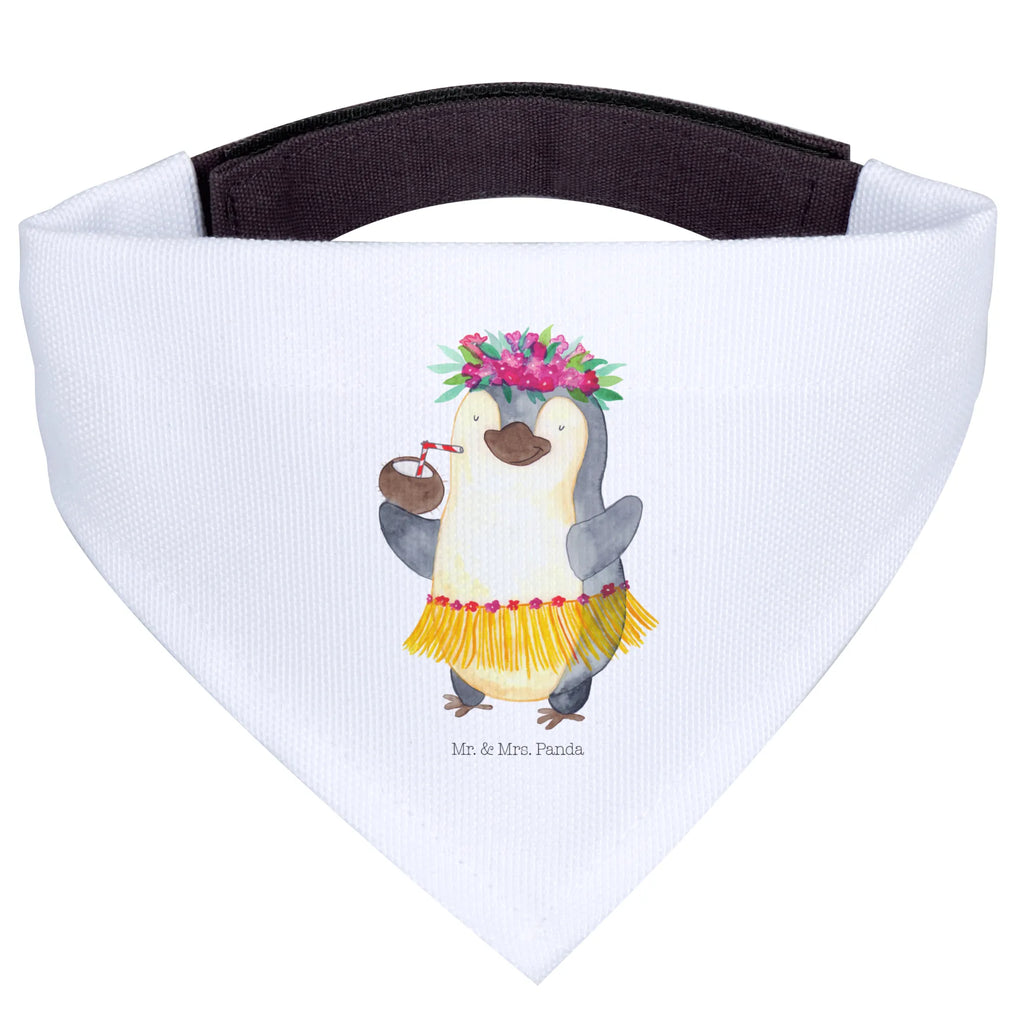 Chusta na szyję dla psa L Pingwin z Kokosem Hundehalstuch, Halstuch, Tuch, Mittel, Mittelgroße Hunde, Hunde, Pinguin, Aloha, Kokosnuss, Urlaub, Pinguine, Hawaii