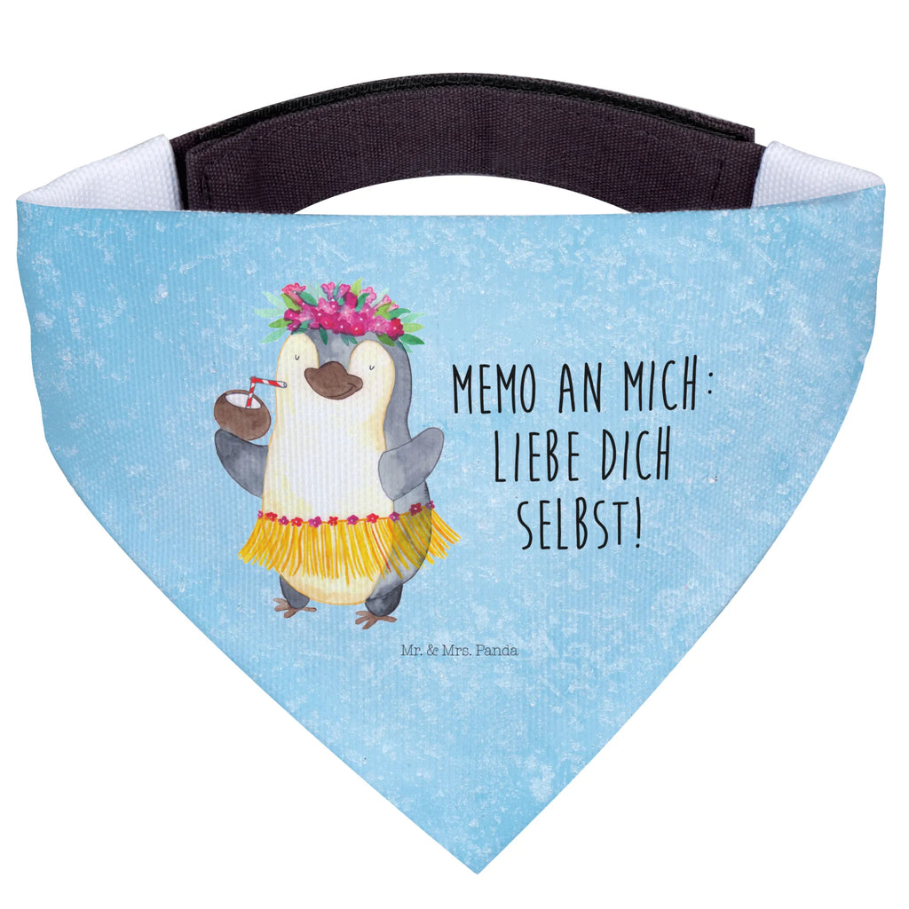 Chusta na szyję dla psa L Pingwin z Kokosem Hundehalstuch, Halstuch, Tuch, Mittel, Mittelgroße Hunde, Hunde, Pinguin, Aloha, Kokosnuss, Urlaub, Pinguine, Hawaii