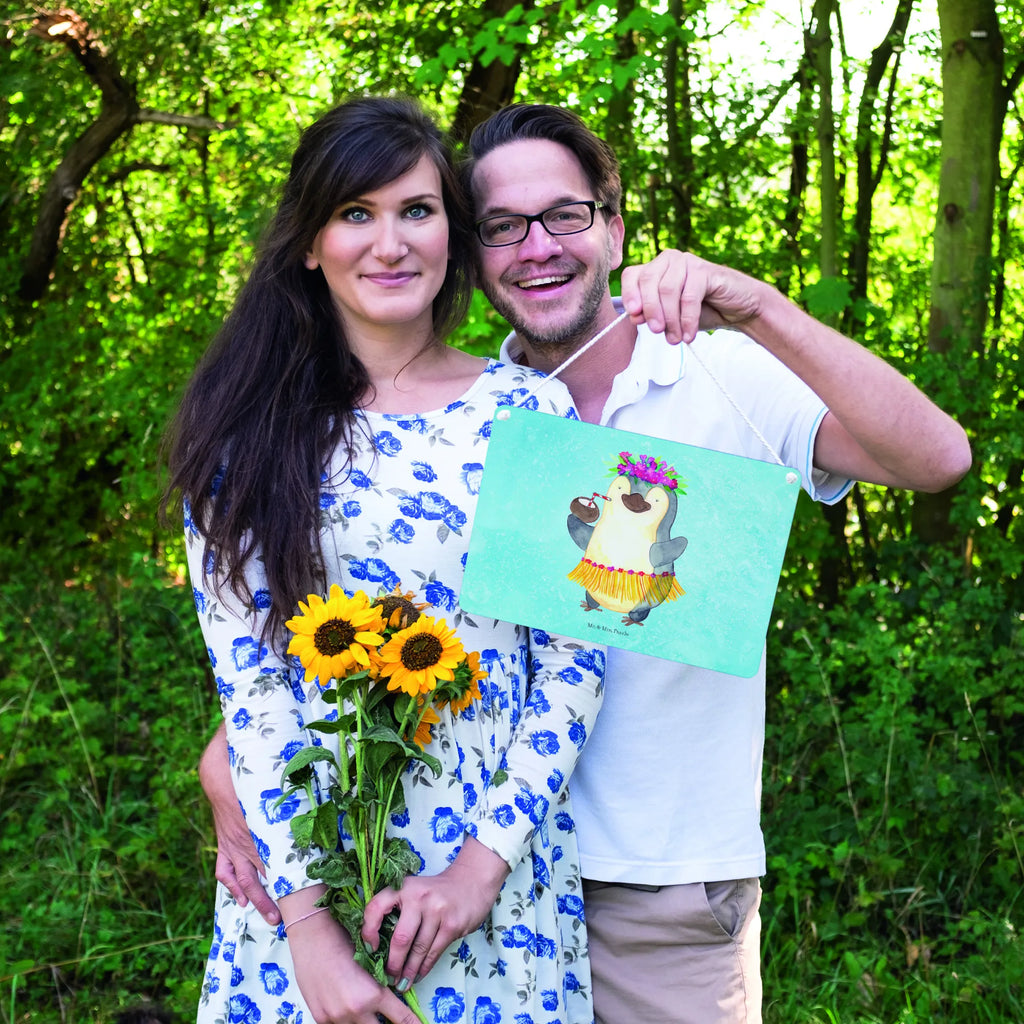 Dekoracyjny znak Pingwin z Kokosem Pinguin