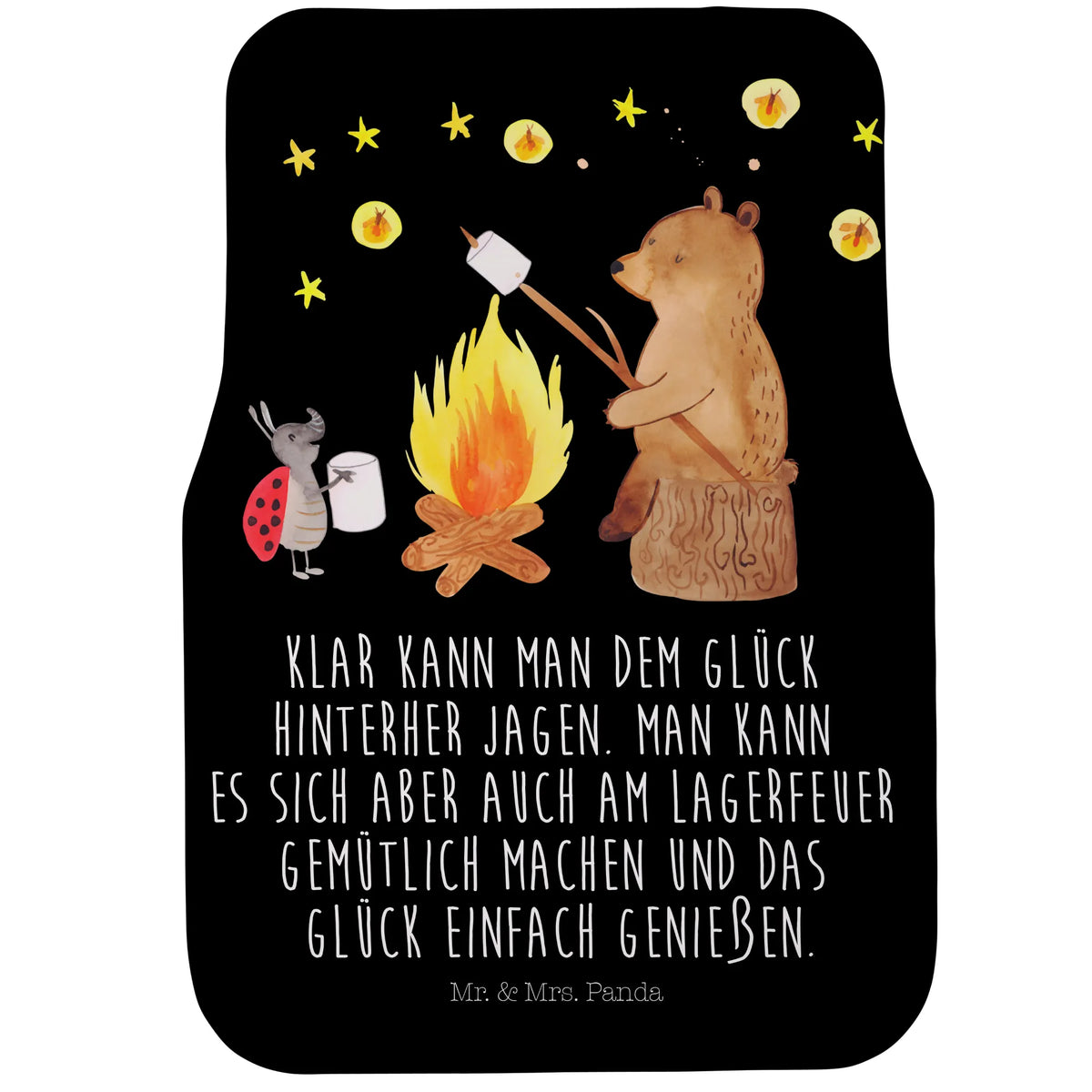 Driver car mat Bear & Ladybird campfire driver, dirty mat car, floor mat car, car floor mats, bear, teddy, teddy bear, cuddly toy, Campfire