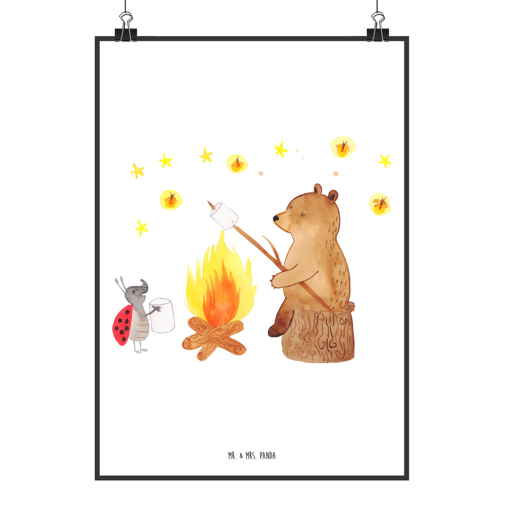 Plakat Niedźwiedź i biedronka przy ognisku grafikposter, Deko Bild, Bild, kunst für die wand, drucke, Wanddekoration, Designposter, wandkunst, kunstdruck poster, Mr. & Mrs. Panda Poster, wanddeko, Poster, Kunstdruck, kunstposter, wanddruck, Bild für Wand, Wandschmuck, Plakat, Wandbild, Posterdruck, Wandposter, Wanddeko Bild, Teddybär, Bär, Teddy, Lagerfeuer