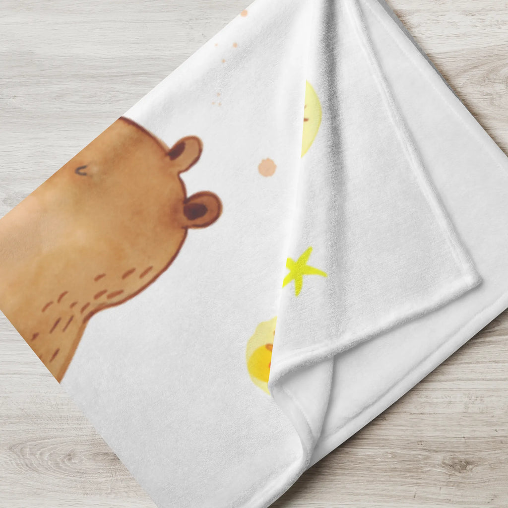 Baby blanket Bear & Ladybird campfire bear, teddy, teddy bear, cuddly toy, Campfire