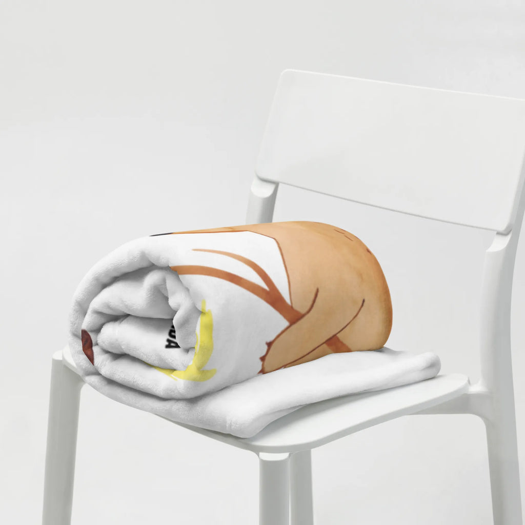 Baby blanket Bear & Ladybird campfire bear, teddy, teddy bear, cuddly toy, Campfire