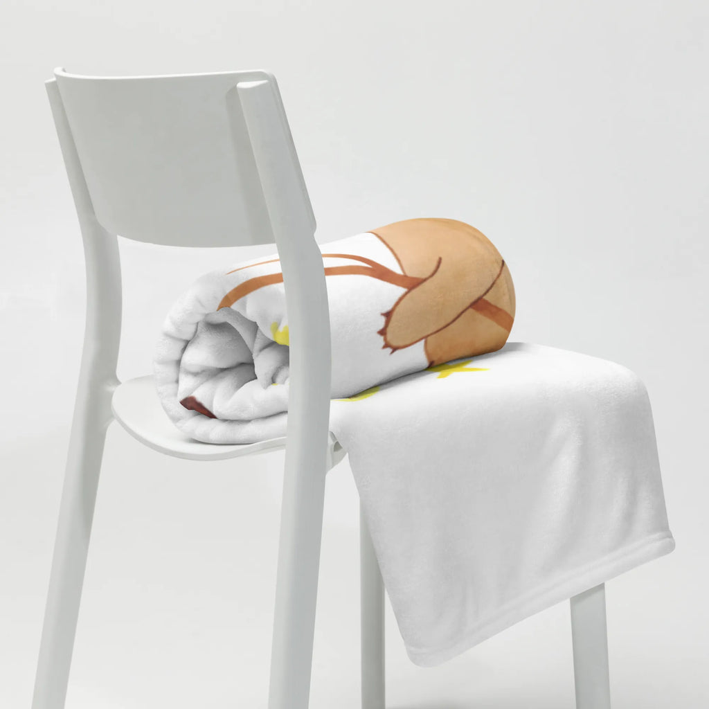 Baby blanket Bear & Ladybird campfire bear, teddy, teddy bear, cuddly toy, Campfire