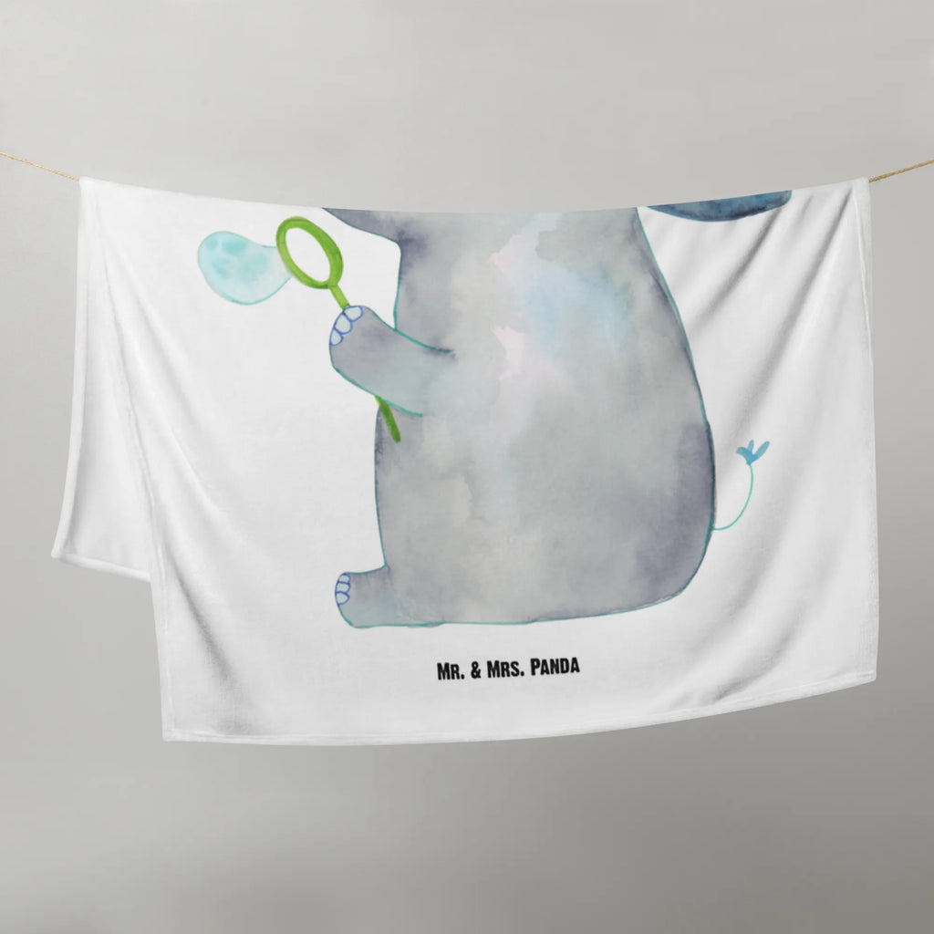 Baby blanket elephant soap bubbles small animals, cute, funny, cute animal motives, hand drawn, small world, funny sayings, good mood, happy, gifts, gift ideas, special gifts, animal lover, card, pachyderm, soap bubbles, love saying, Elephant, elephants, proof of love, proboscidean, home, feeling. Home, love