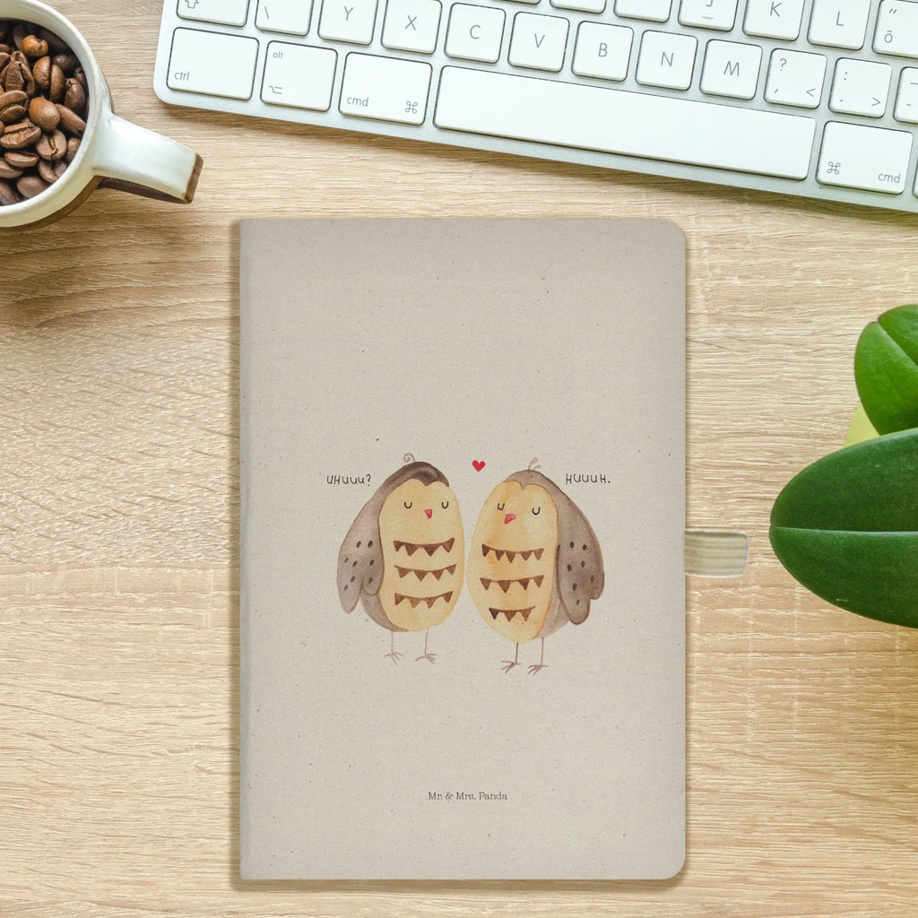 Cotton notebook owls Love diary, address book, notepad, writing book, journal, entry book, notebook, notes, sketchbook, owl, forest animal, bird, nocturnal, gift ideas, birthday present, illustrated, funny, romantic gift, owl decor, All you need is love, Pun funny, Friend, Owl, Love, Owl decoration, Girlfriend gift, Love saying, Wedding saying