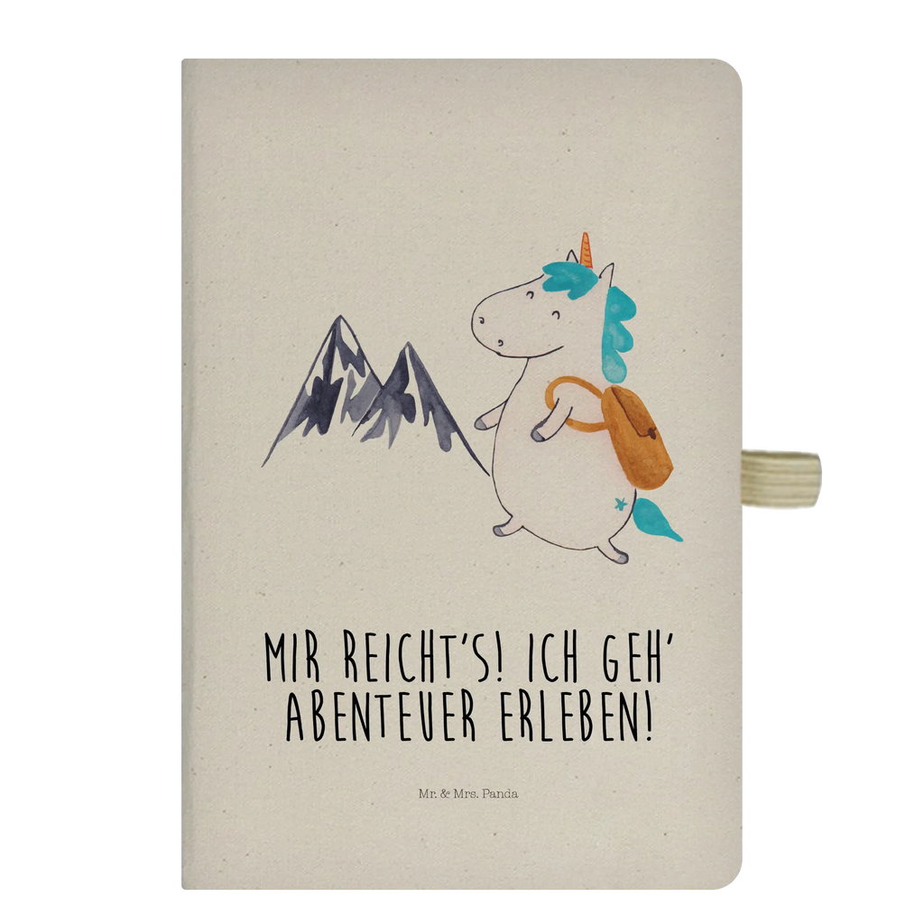 Cotton notebook unicorn climber notebook, writing book, diary, sketchbook, notepad, address book, entry book, notes, journal, unicorn, unicorns, vacation, english, adventure, travel, world trip, world traveler, adventurer, explorer, mountaineer, Einhorn, mountains