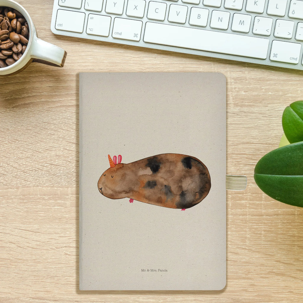 Bawełniany notatnik DIN A4 Jednorożec świnka morska Jednorożec, jednorożce, dekoracje jednorożca, jednorożec