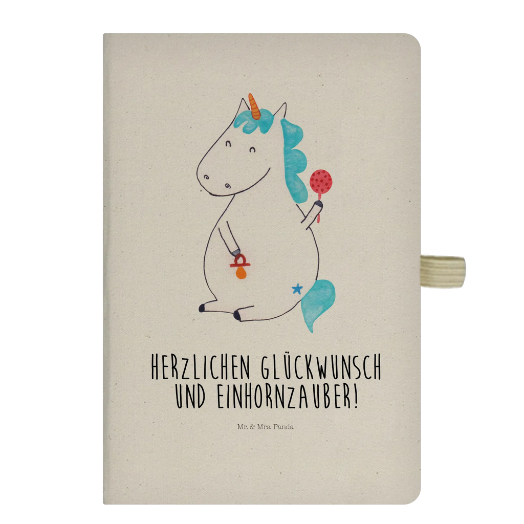 Cotton notebook unicorn infant diary, writing book, notebook, address book, notepad, notes, sketchbook, journal, entry book, unicorn, unicorns, kids, birth present, mother, first child, baby, offspring, parents, birth, birth gift, birthday, baby happiness